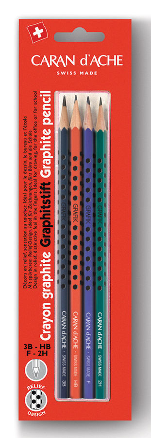 Набор карандашей чернографит. Carandache Edelweiss Grafik 343.375 3B/HB/F/2H блистер Набор карандашей чернографит. Carandache Edelweiss Grafik 343.375 3B/HB/F/2H блистерКарандаши чернографитовые<br>твердость: 3B/HB/F/2H<br>