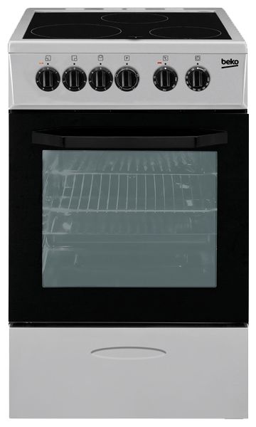 Электрическая плита BEKO CSS 48100 GS, стеклокерамика, серебристый Электрическая плита BEKO CSS 48100 GS, стеклокерамика, серебристыйЭлектрические плиты<br>материал рабочей поверхности: стеклокерамика, объем духовки: 46л, таймер: механический, гриль: электрический, индикация остаточного тепла, цвет: серебристый<br><br>Цвет: серебристый