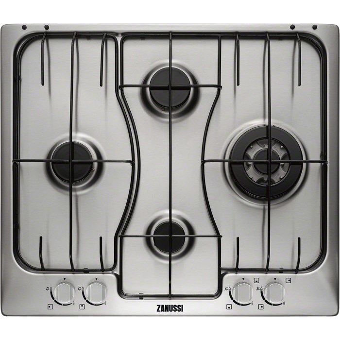 Варочная панель ZANUSSI ZGX565424X, независимая, нержавеющая сталь Варочная панель ZANUSSI ZGX565424X, независимая, нержавеющая стальВстраиваемые газовые панели<br>независимая; общая мощность конфорок 9000Вт; количество конфорок - 4; поверхность нержавеющая сталь; решетка эмалированная сталь; ширина - 594мм; цвет - нержавеющая сталь<br><br>Цвет: нержавеющая сталь