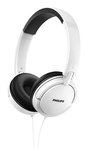 Наушники PHILIPS SHL5000WT/00, 3.5 мм, накладные, белый