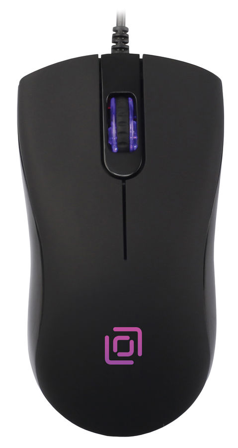 Мышь OKLICK 375M, оптическая, проводная, USB, черный
