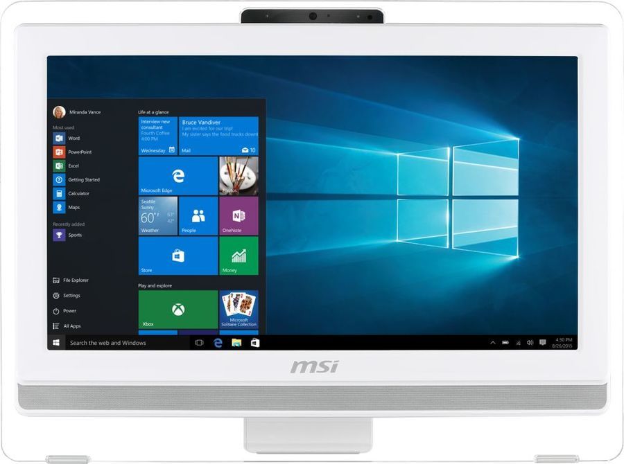 Моноблок MSI Pro 20ET 4BW-072RU, 19.5", Intel Celeron N3160, 4ГБ ...