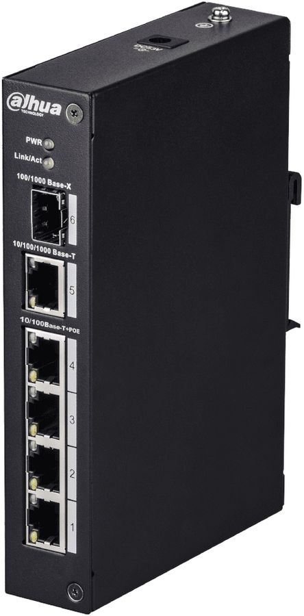 Характеристики Коммутатор Dahua DH-PFS3106-4P-60, неуправляемый ...