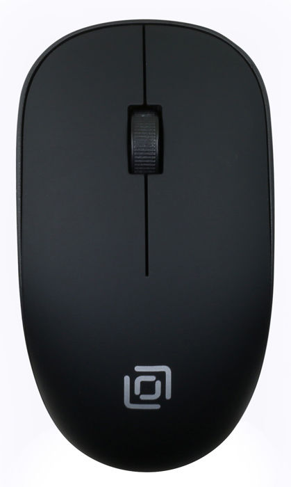 Мышь OKLICK 515MW, оптическая, беспроводная, USB, черный