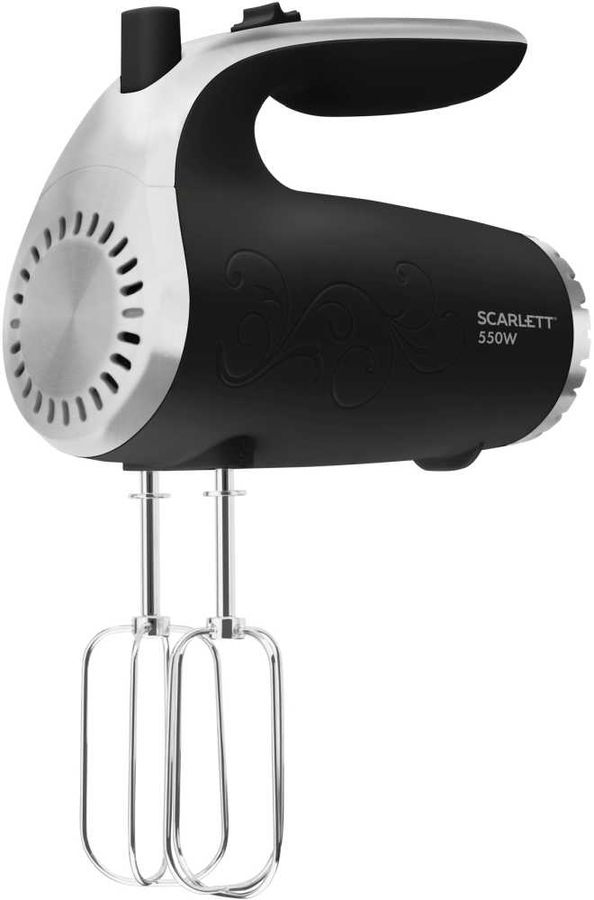 Миксер SCARLETT SC-HM40S09, черный и серебристый