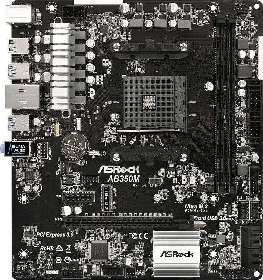 Материнская плата asrock ab350m pro4 какие процессоры поддерживает