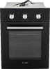 Духовой шкаф LEX EDM 4570 BL,  стекло черное