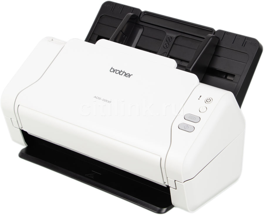 Купить Сканер BROTHER ADS-2200 белый в интернет-магазине СИТИЛИНК, цена ...