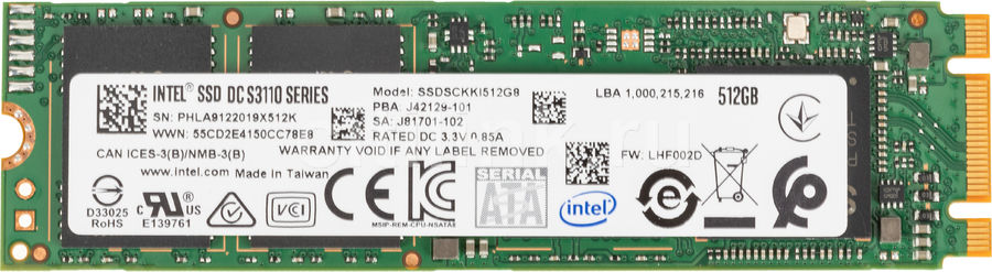 Intel ssd dc s3110 обзор