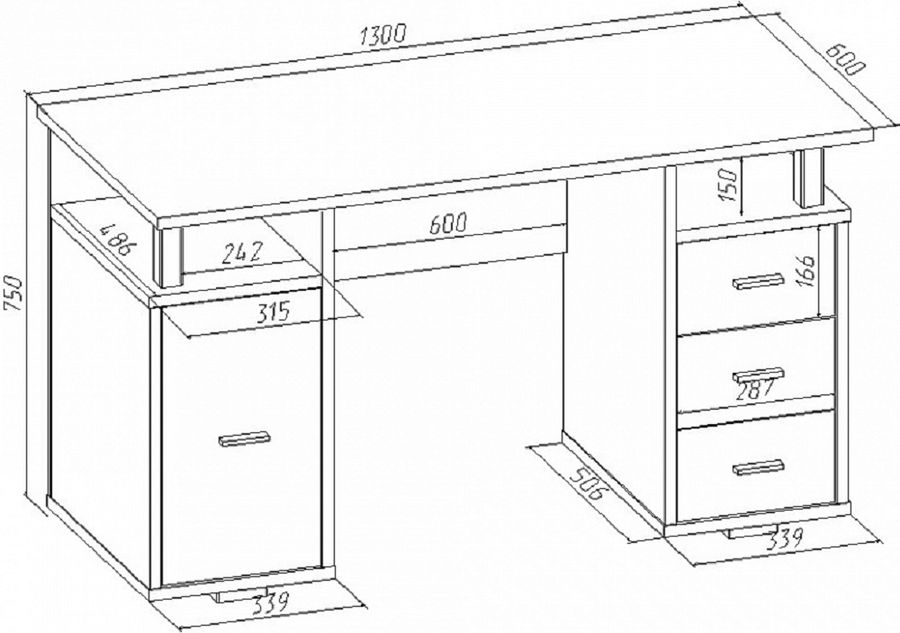 Стол компьютерный 40 на 40