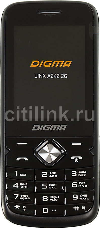Отзывы на Сотовый телефон Digma Linx A242, черный в интернет-магазине ...