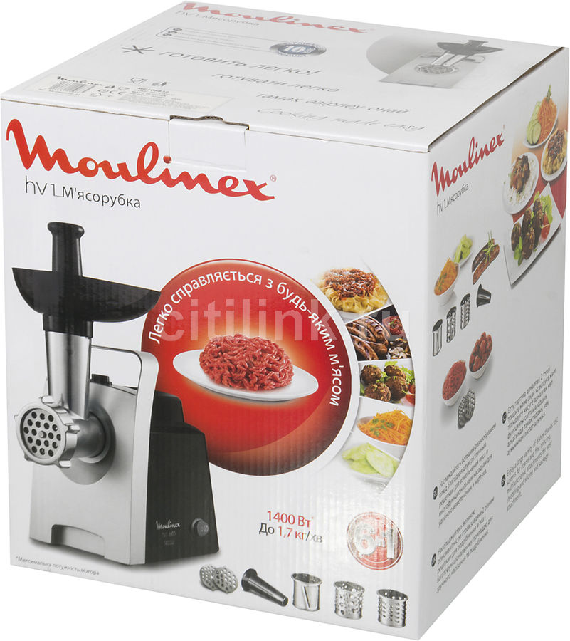Отзывы на Мясорубка Moulinex ME108832, черный в интернет-магазине ...