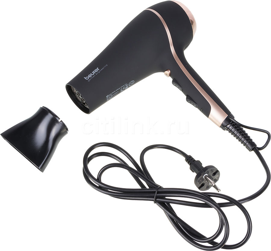 Характеристики Фен Beurer HC30, 2200Вт, черный (1048254) смотреть в ...