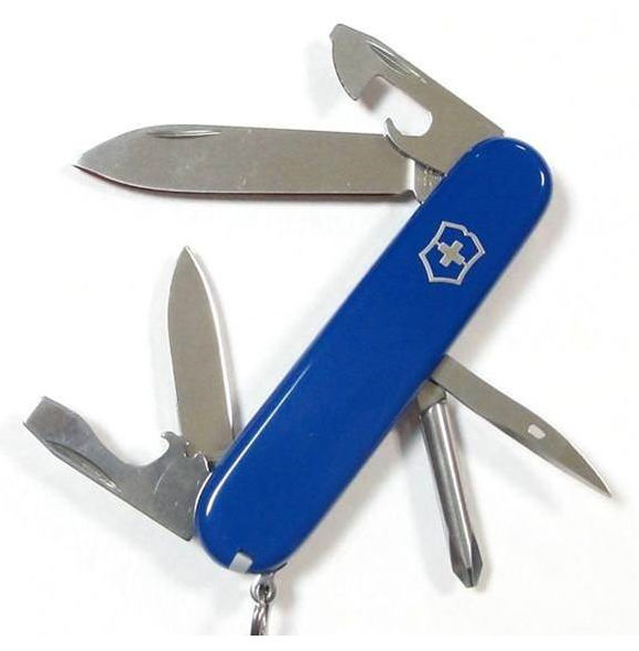  Складной нож Victorinox Tinker, функций: 12, 91мм, синий , коробка картонная [1.4603.2r] 