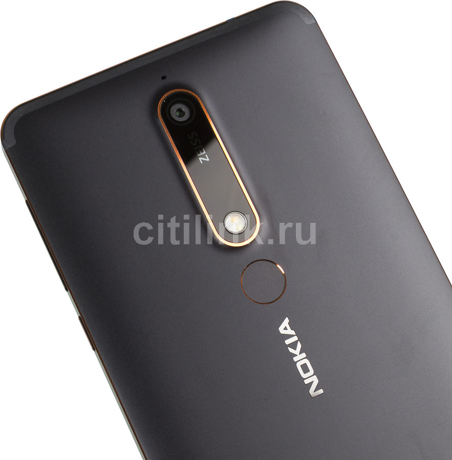 Купить Смартфон NOKIA 6.1 Dual Sim, черный в интернет-магазине СИТИЛИНК ...
