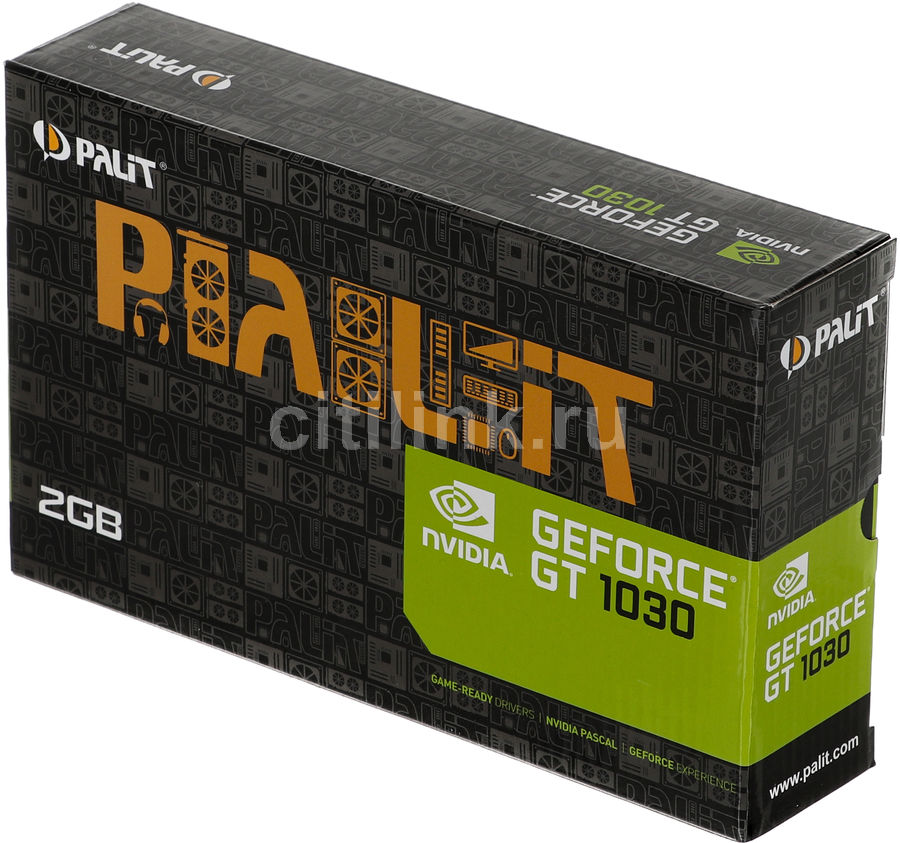 Видеокарта Palit NVIDIA GeForce GT 1030, PA-GT1030 2GD4 - купить в ...