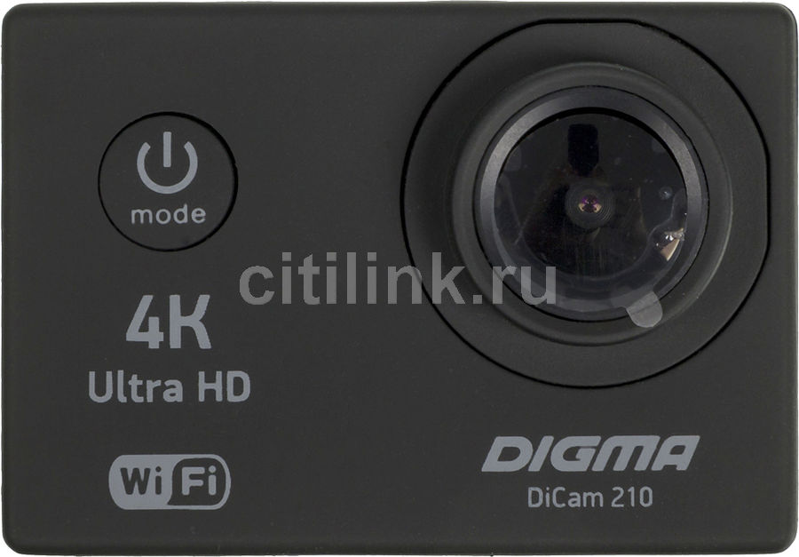 Экшн камера digma dicam 82c 4k обзор