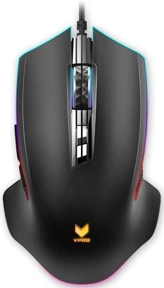 Мышь RAPOO V20 Pro, игровая, оптическая, проводная, USB, черный