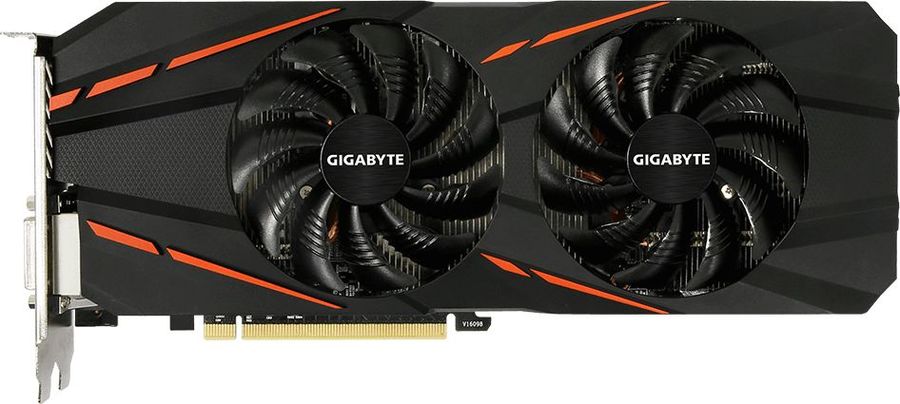 Видеокарта GIGABYTE NVIDIA GeForce GTX 1060, GV-N1060D5-6GD - купить в ...