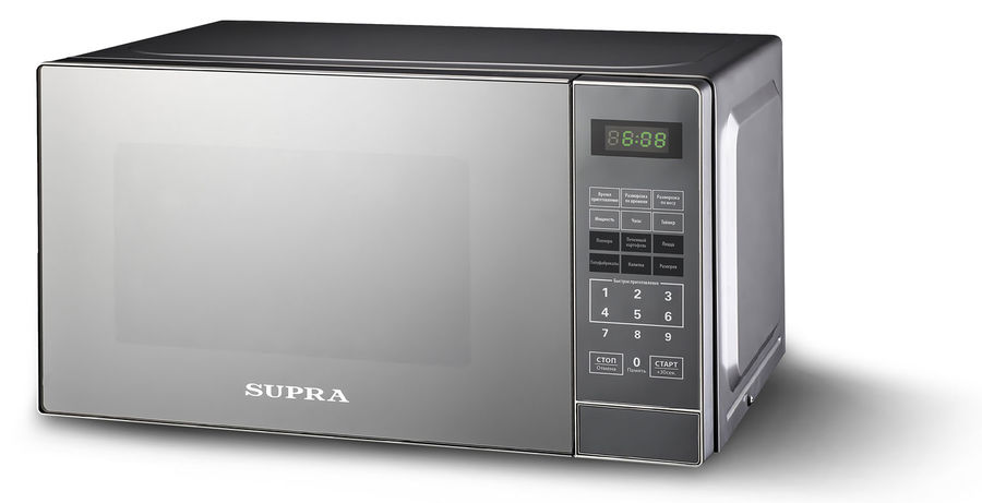Характеристики Микроволновая печь Supra 20SS35, 700Вт, 20л, серебристый ...