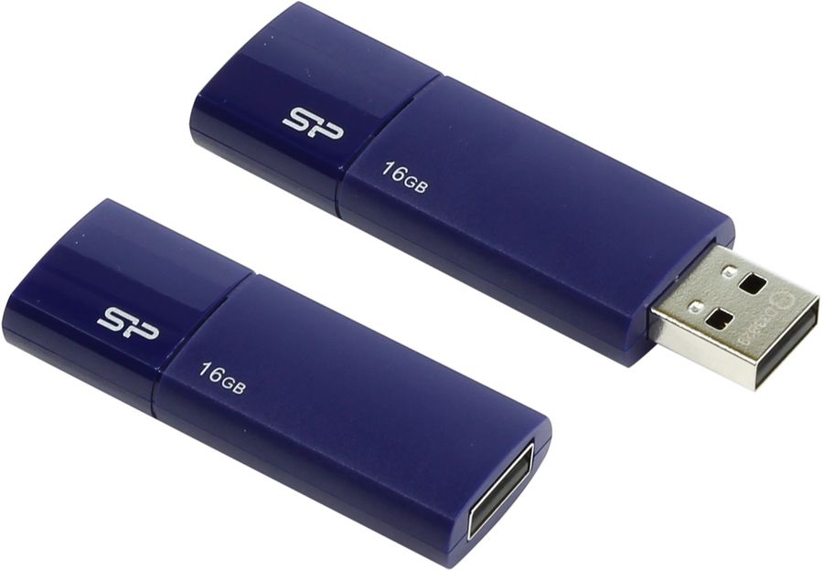 Флешка USB Silicon Power Ultima U05 16ГБ, USB2.0, фиолетовый - купить в ...