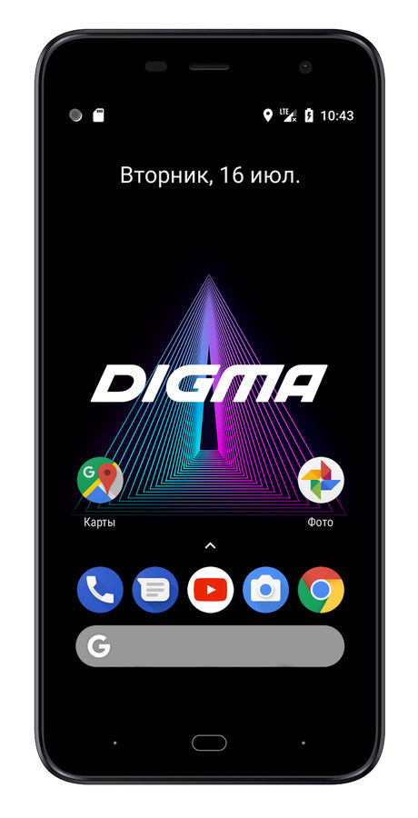 Характеристики Смартфон Digma Linx Base 4G, черный (1067467) смотреть в ...