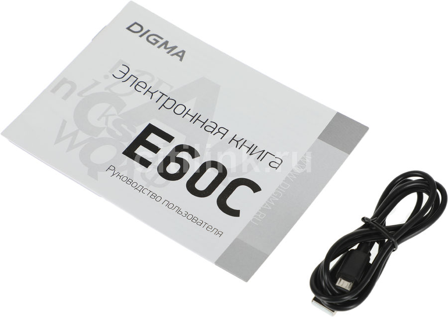 Характеристики Электронная книга Digma E60C, 6", коричневый (1070243 ...