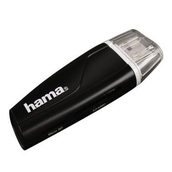 Картридер внешний HAMA 00054115, черный