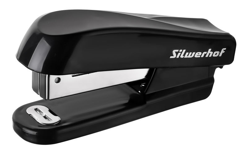 Степлер Silwerhof 401074-01 24/6 (20листов) черный