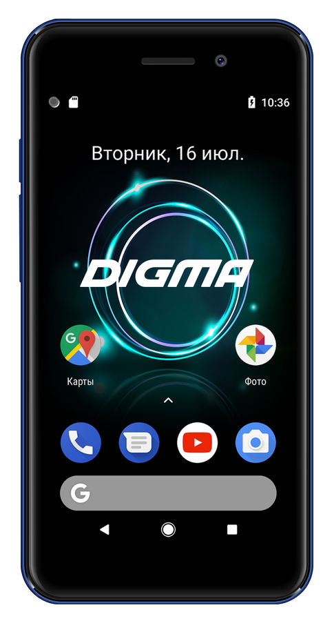 Характеристики Смартфон Digma A453 3G Linx, синий (1078253) смотреть в ...