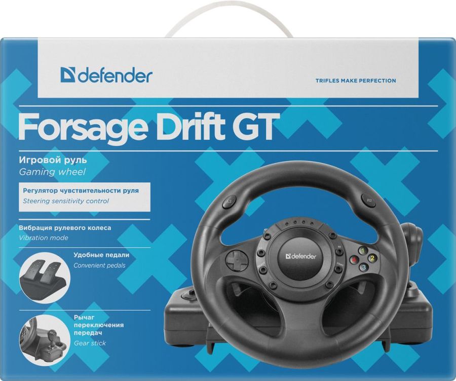 Обзор товара руль Defender Forsage Drift GT для PC, PS3(восстановленный ...