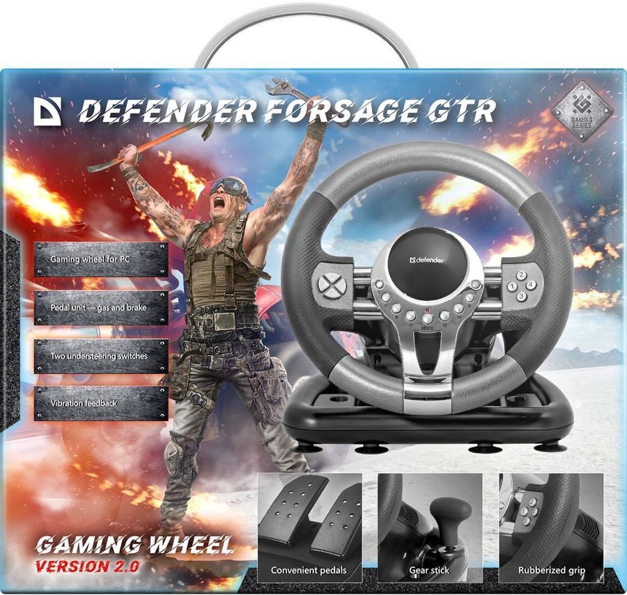 Руль defender forsage gtr usb 64367 обзор