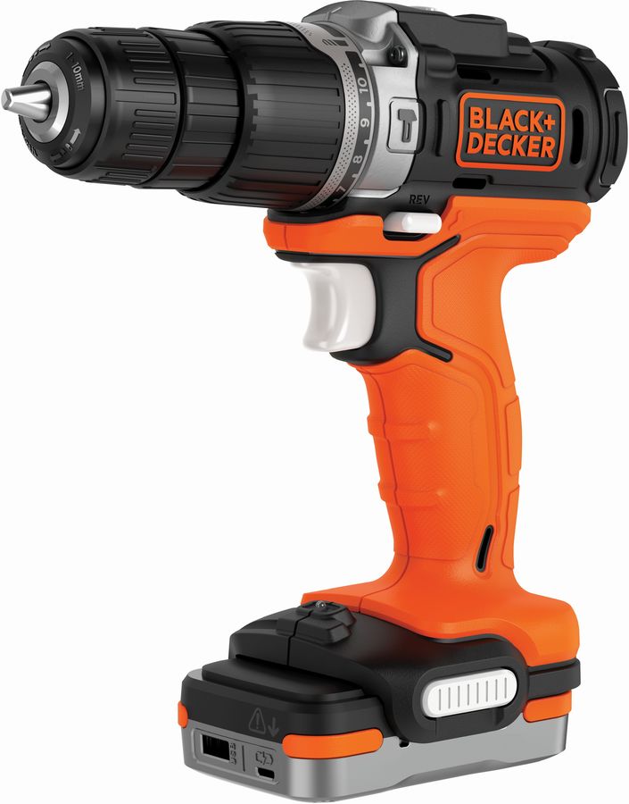 Характеристики -шуруповерт BLACK+DECKER BDCHD12S1-XJ 1.5Ач, без ЗУ .