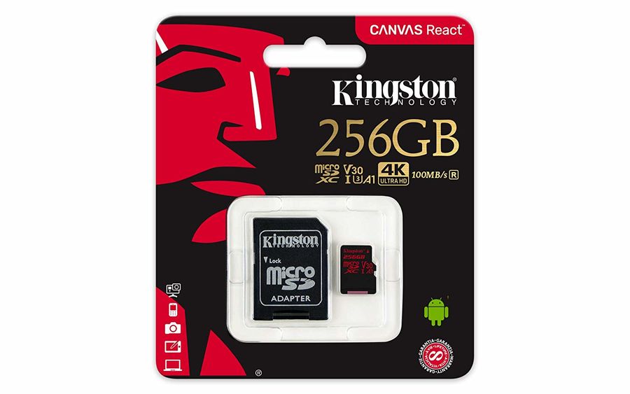 Карта памяти microsdxc uhs i u3 kingston canvas select plus 512 гб