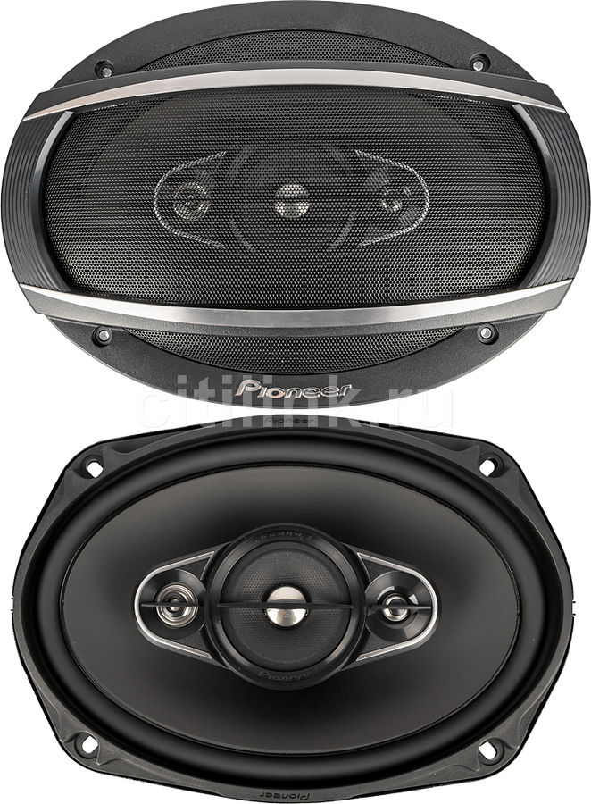 Характеристики Колонки автомобильные Pioneer TS-A6980F, 16x24 см (6x9 дюйм.), комплект 2 шт. (1088712) смотреть в СИТИЛИНК