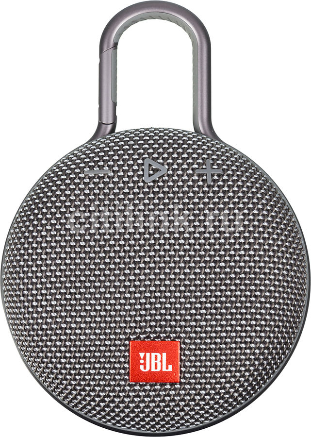 Характеристики Колонка портативная JBL Clip 3, 3.3Вт, серый ...