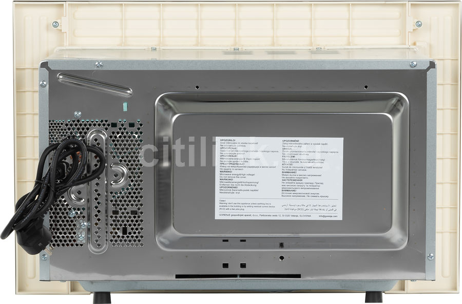 Микроволновая печь Gorenje BM235CLI, встраиваемая, 23л, 800Вт, слоновая ...