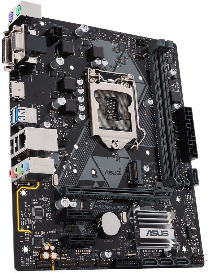 Материнская плата ASUS PRIME H310M-A R2.0, LGA 1151v2, Intel H310, mATX ...