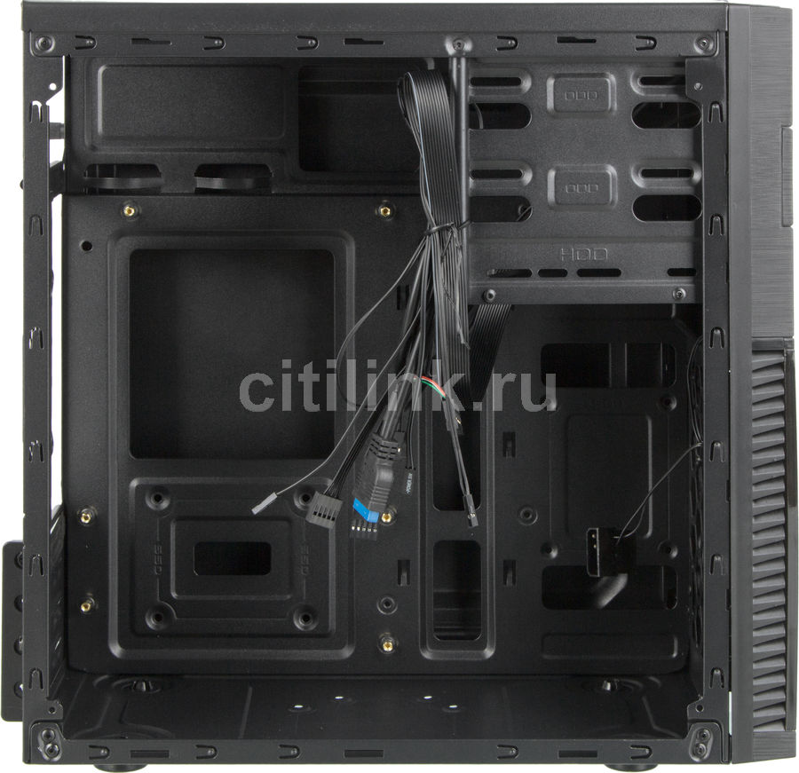 Корпус mATX Aerocool CS-105, черный - купить в Ситилинк | 1103477