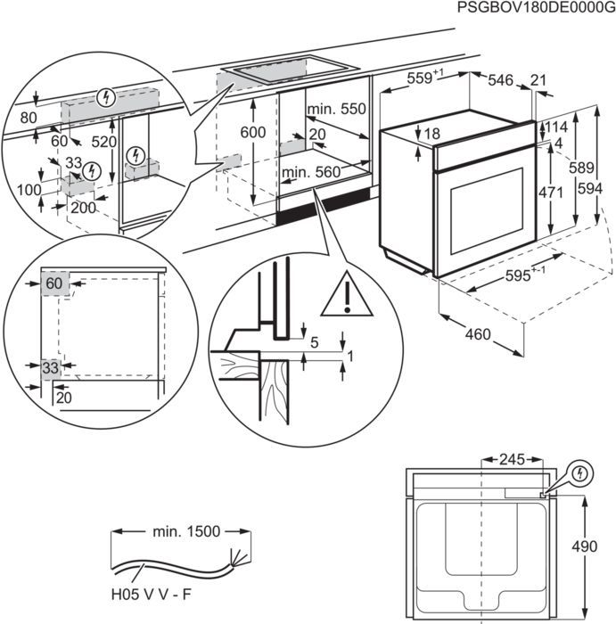 Духовой шкаф electrolux opeb9951z