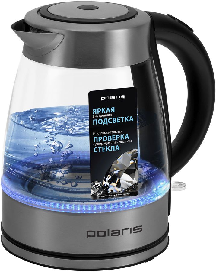 Чайник электрический POLARIS PWK 1764CGL, 2200Вт, черный