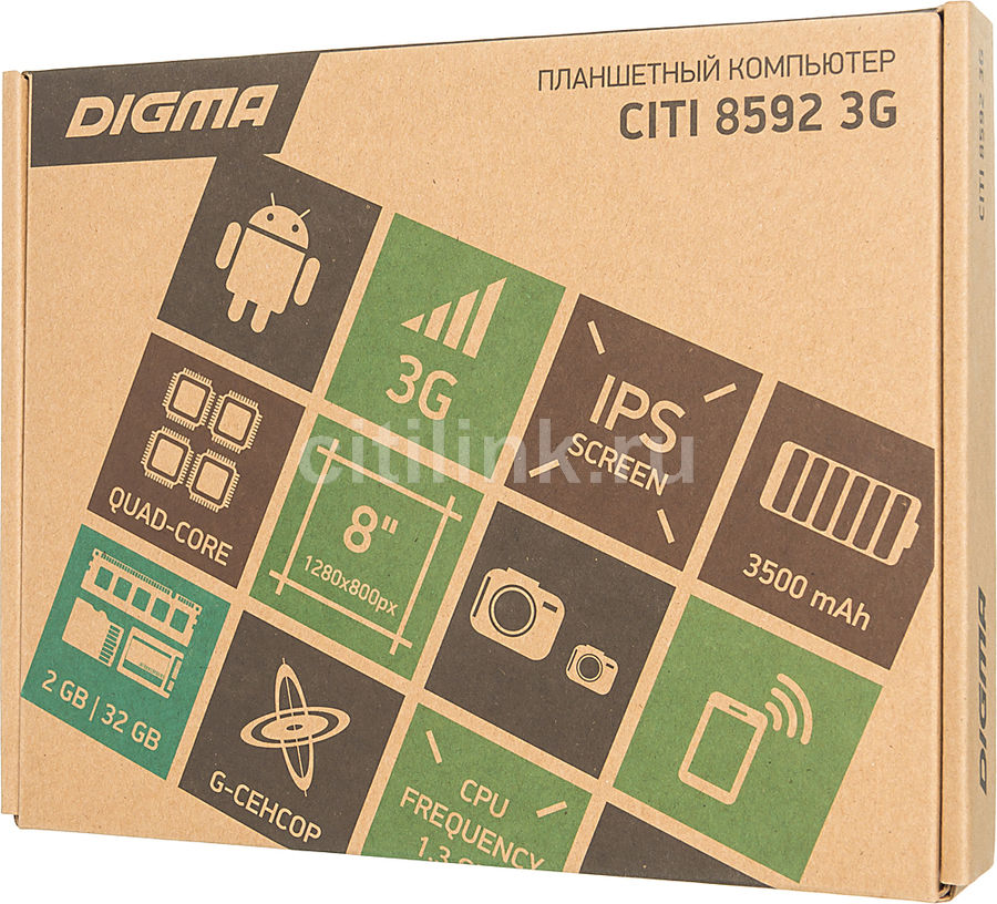 Digma city 8592 3g обзор