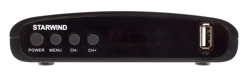 Ресивер DVB-T2 STARWIND CT-100, черный