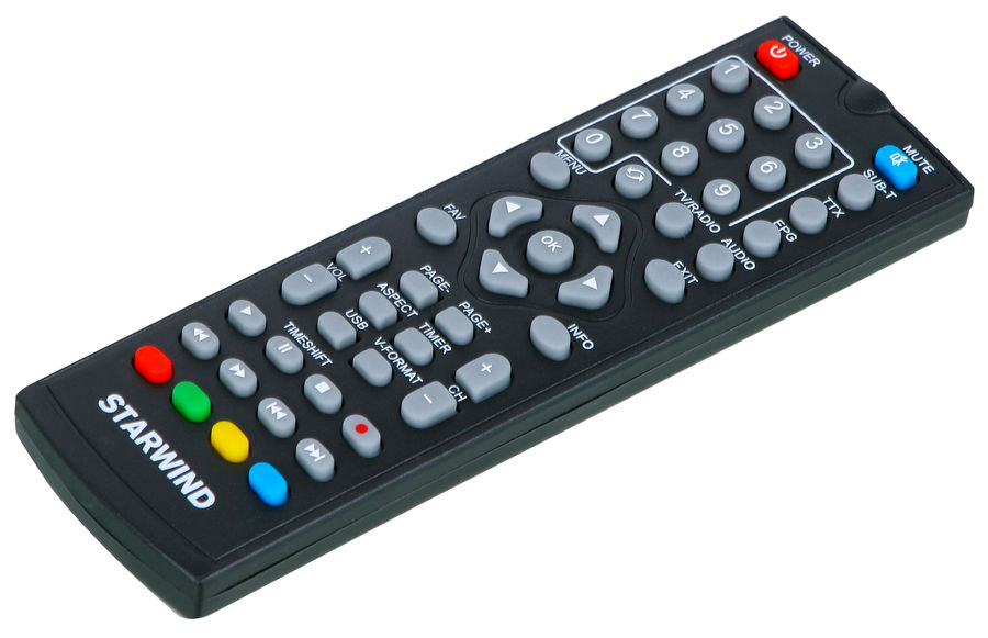 Ресивер DVB-T2 StarWind CT-140, черный - купить в Ситилинк | 1115184