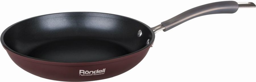 Сковорода RONDELL Charm 0567-RD-01, 24см, без крышки, бордовый