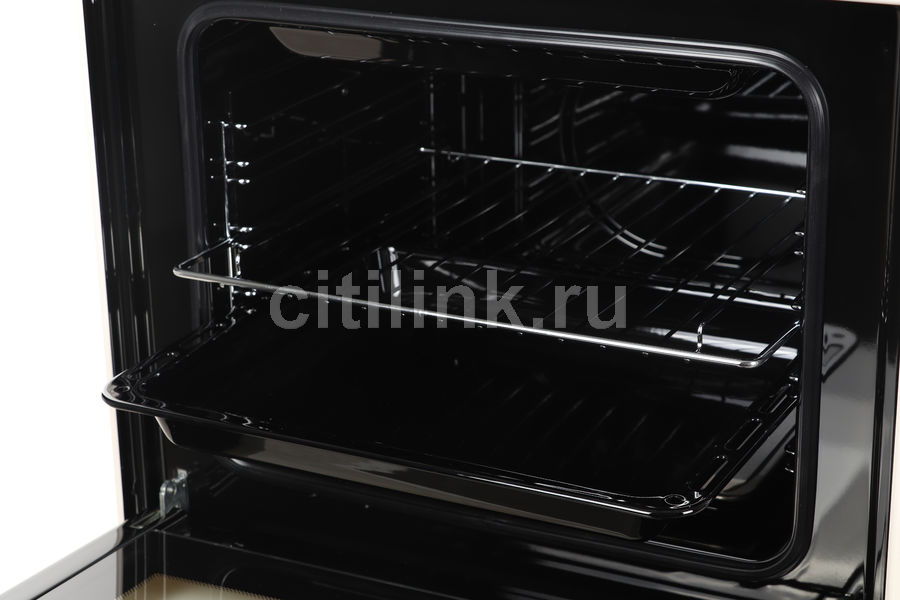 Газовая плита GEFEST ПГ 6100-03 0279, кремовый и рисунок "ретро ...