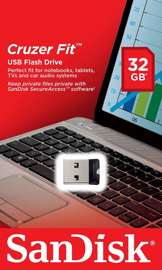 Флешка usb sandisk cruzer fit 32гб обзор