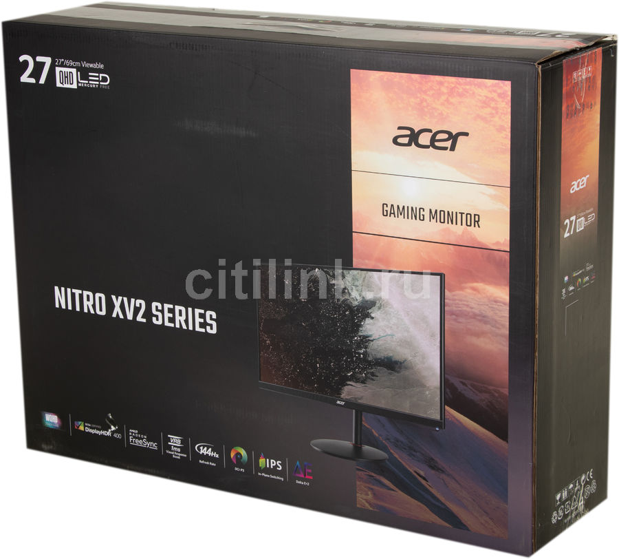 Характеристики Монитор игровой Acer Nitro XV272UPbmiiprzx 27" черный ...