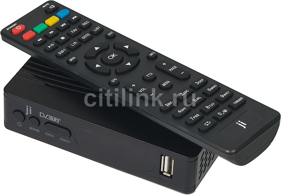 Ресивер DVB-T2 JINGA JT2-2702, черный