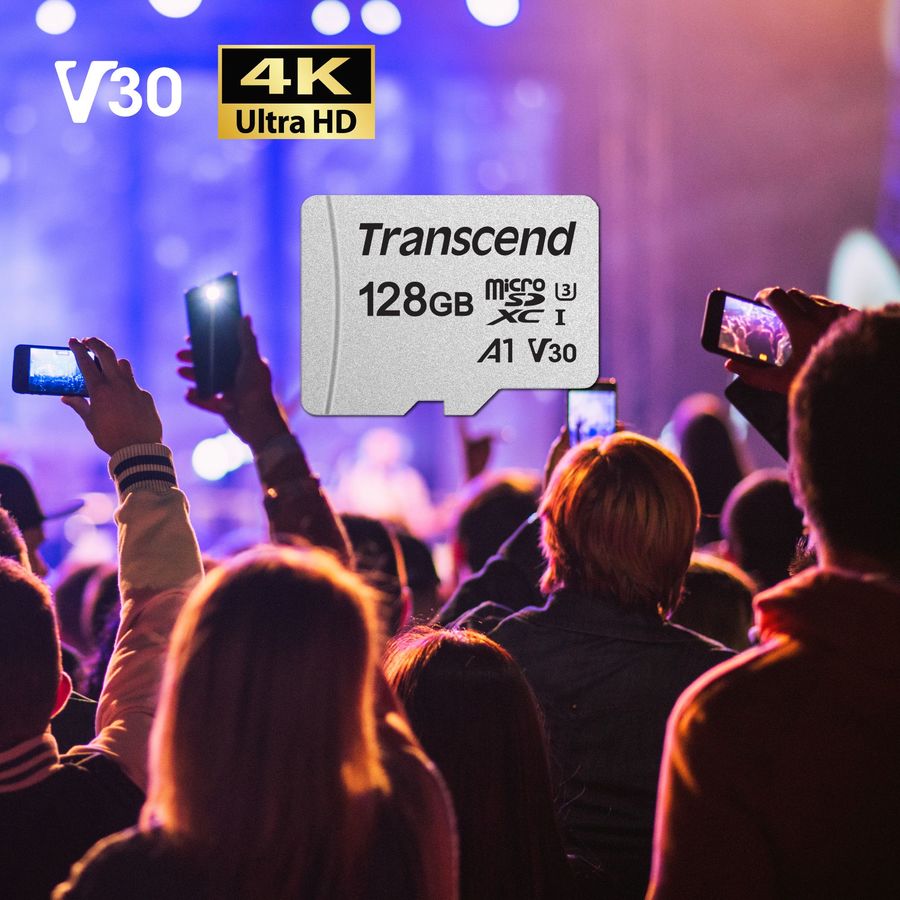 Карта памяти microsdxc uhs i u3 transcend 128 гб 100 мб с ts128gusd300s